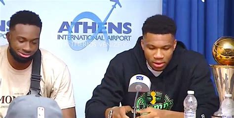 Antetokounmpo Brothers Return to Greece with NBA Finals Trophy ...