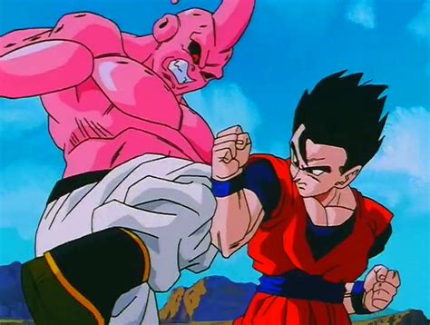 Gohan and Super Buu | Dbz, Dragon ball z, Dragon