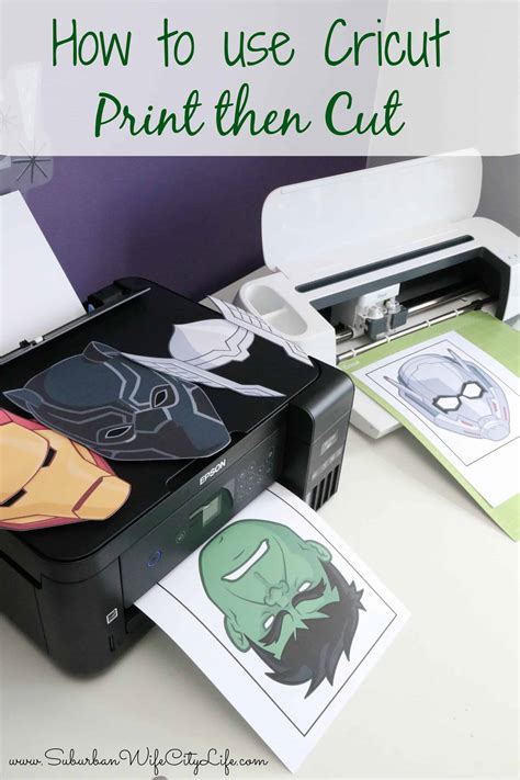 How to use Cricut Print then Cut - Suburban Wife, City Life