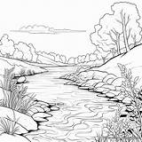Nature Coloring Pages  Free & Printable sketch template