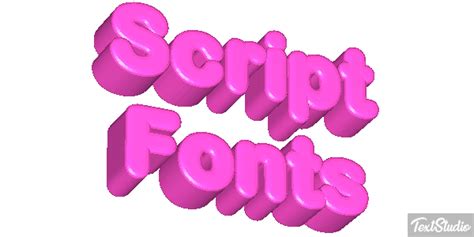 Script Fonts Font Animated GIF Logo Designs