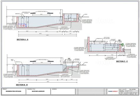 Discover the Ultimate Swimming Pool Details Drawing Guide with Stunning ...