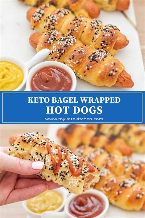 The Best Keto Bagel Dogs Recipe - Tasty Hot Dog Finger Food | Recipe | Keto bagels, Keto recipes ...