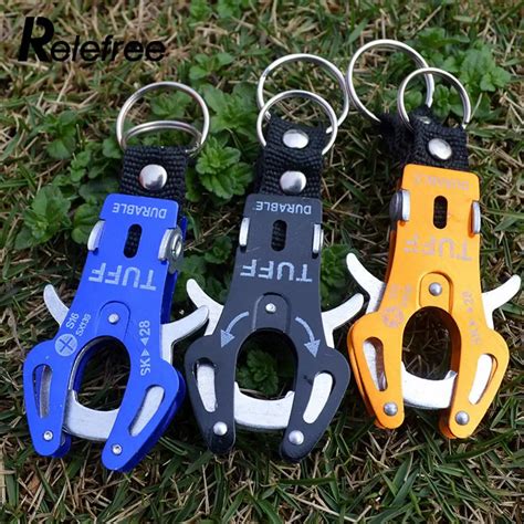 Random Color Aluminum Alloy Carabiner Clip Mountaineering Aluminum Carabiner Climbing Tiger Hook ...