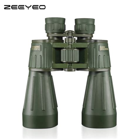 2018 15X60 Zoom High power Quality Army Binoculars Professional Hunt Camping Military Binoculars ...