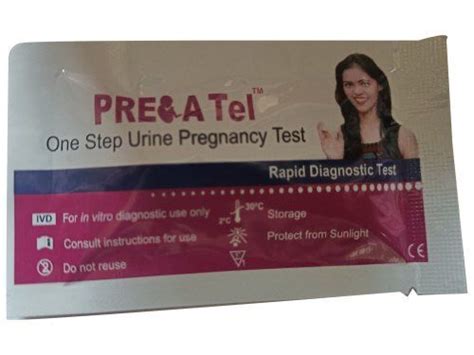 White Easy And Convenient Way Plastic Accuracy Pregnancy Test Kit For ...