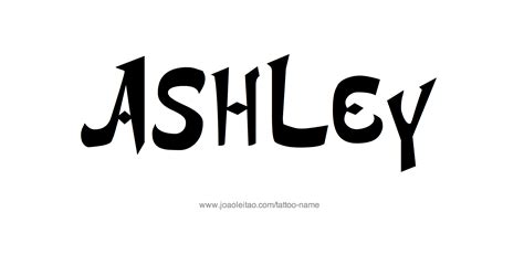 Ashley Name Tattoo Designs