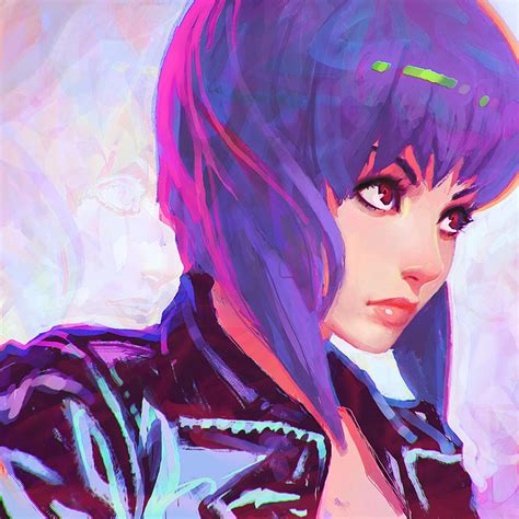 Motoko Kusanagi by Kuvshinov-Ilya on DeviantArt