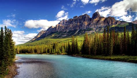 Castle Mountain In Banff National Park by Igor Bespamyatnov