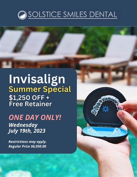 Transform Your Smile With Invisalign: Enjoy $1,250 OFF + a Free Retainer!