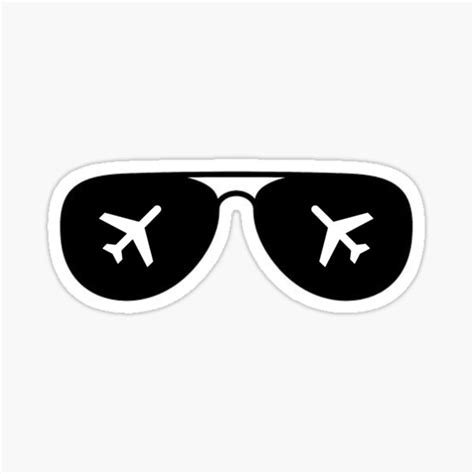 "Aviator Sunglasses" Sticker for Sale by TheSkyStore | Redbubble