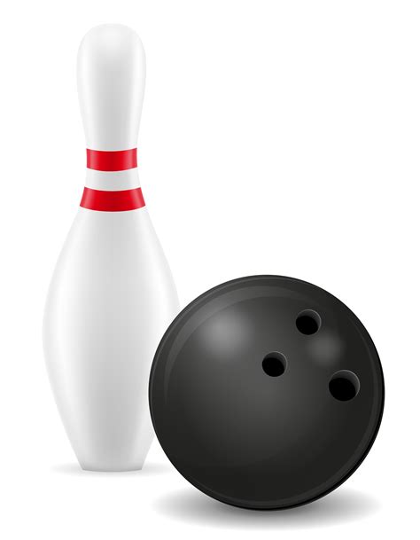 bowling ball and pin vector illustration 509454 Vector Art at Vecteezy