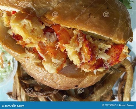 Lobster Roll Sandwich Seafood Stock Photo - Image of bread, lobster: 237758802