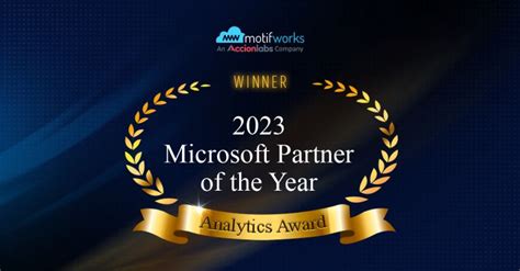 Motifworks | 2023 Microsoft Analytics Partner of the Year Award Winner