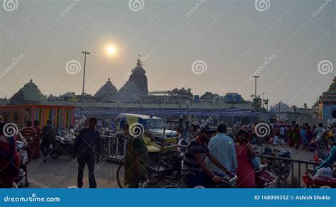 Sunset in Jagannath Temple Puri Editorial Photography - Image of ...