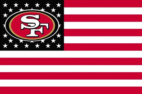 San Francisco 49ers flag 3ftx5ft Banner 100D Polyester Flag metal ...