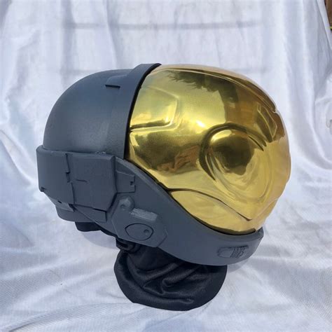 Halo 3 EVA inspired helmet RVB Meta | Etsy