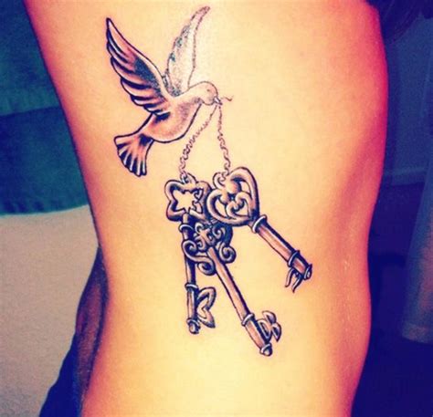 23 Peace Loving Dove Tattoo Ideas | Tattoos | Pinterest | Keys, Peace and Tattoo ideas