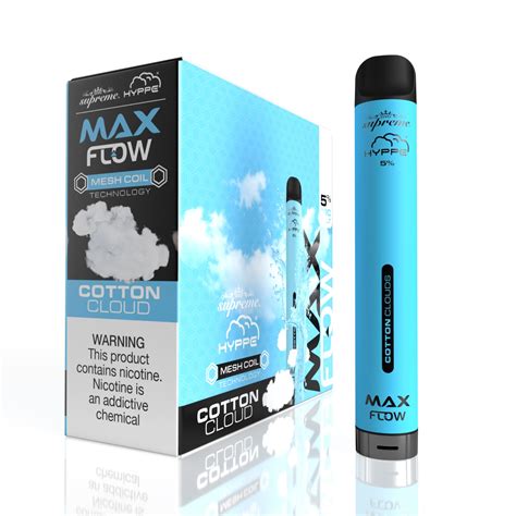 Hyppe Max Flow Cotton Cloud Disposable Vape - Puffholic Vape