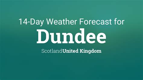 Dundee, Scotland, United Kingdom 14 day weather forecast