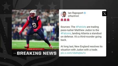 NFL Network's Ian Rapoport: Atlanta Falcons acquire linebacker Matthew ...