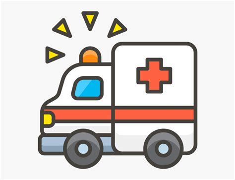 Transparent Ambulance Icon Png - Ambulance Emoji, Png Download , Transparent Png Image - PNGitem