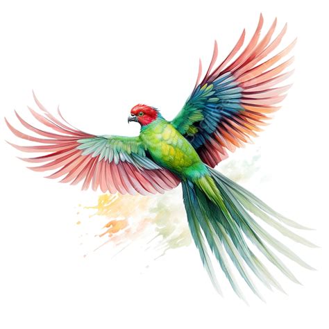 Flying Resplendent Quetzal Transparent Background, Bird, Beautiful, Transparent PNG Transparent ...