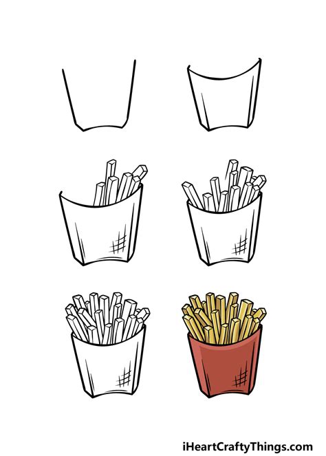 Breathtaking Tips About How To Draw A French Fries - Anxietyconcentrate