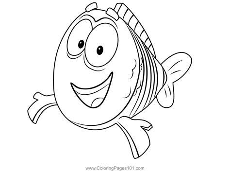 Mr Grouper From Bubble Guppies Coloring Page for Kids - Free Bubble ...