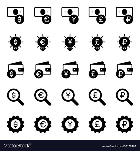 Finance currency Royalty Free Vector Image - VectorStock