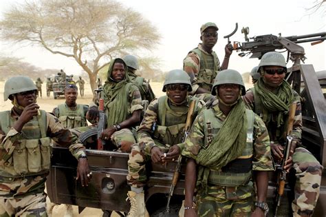 Nigerian Army special forces gather before launching an offensive against Boko Haram in Diffa ...