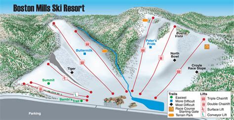 Boston Mills - Brandywine Ski Resort Boston Mills Ski Trail Map ...