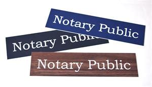 Notary Public Signs