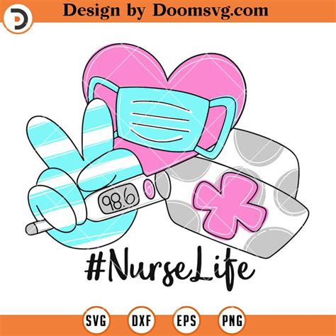 Nurse Life SVG, Heart Mask SVG, The Flossie SVG - Doomsvg