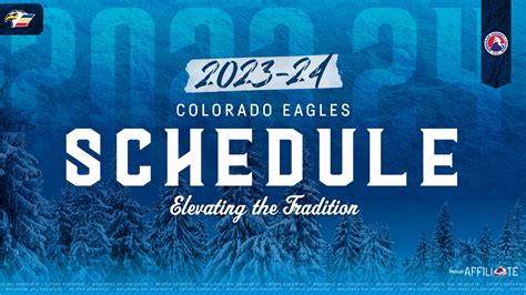 Colorado Eagles Announce 2023-24 Regular Season Schedule | Colorado Eagles