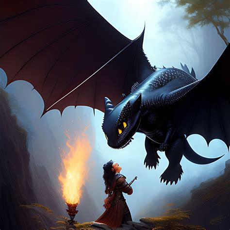 How To Train Your Dragon Toothless Concept Art