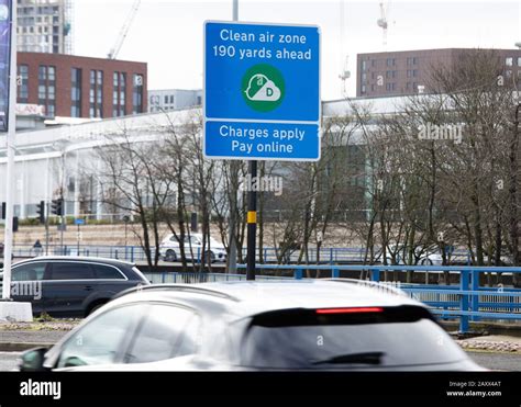 Birmingham Clean Air Zone signs installed in February 2020 before a ...