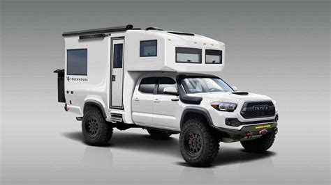 Carbon-Reinforced TruckHouse Tacoma 4x4 Camper Can Take You Anywhere