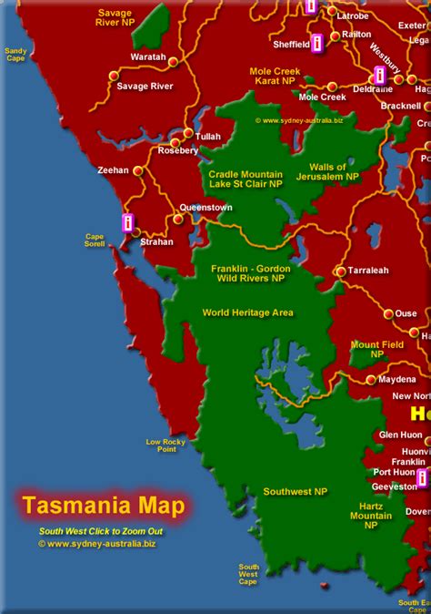 Tasmania Maps