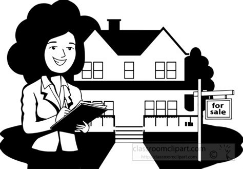 Real Estate Agent Clipart