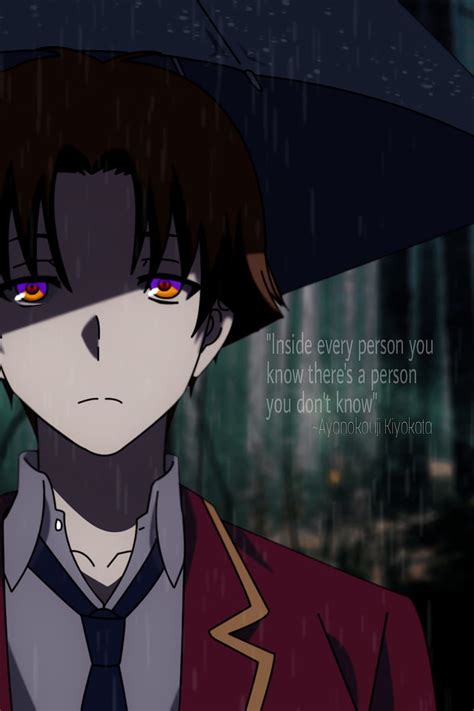 Kiyotaka Ayanokouji, anime, classroom of the elite, quotes, HD phone ...