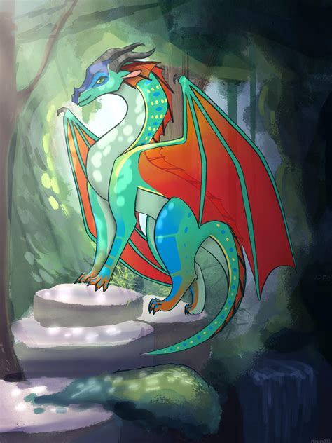 Wings Of Fire Fanart Bottom Queen Glory Rainwing