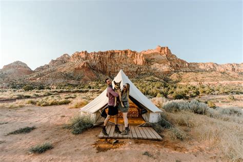 Zion Luxury Camping Review - Tents near Zion National Park