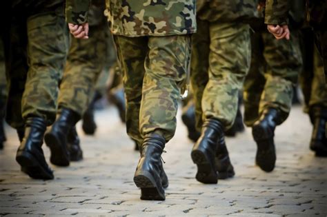 Soldiers march in formation – South Green Street church of Christ