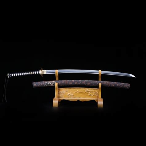 Real Damascus Katana | Handmade Japanese Katana Sword Damascus Steel ...