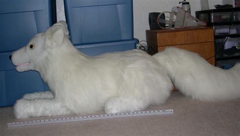 Giant white wolf plush by Bladespark on DeviantArt