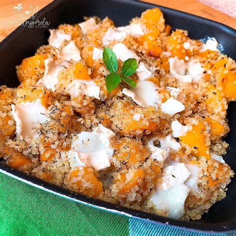 QUINOA CON CALABAZA Y QUESO DE CABRA - COCINANDOMELAVIDA