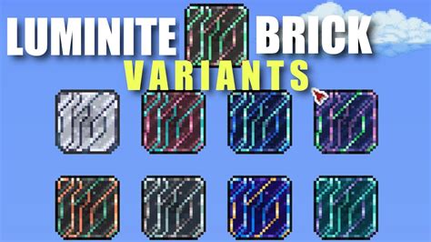 New Blocks in Terraria! Luminite Brick Variants and what they look like! - YouTube