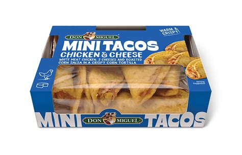 DON MIGUEL® Chicken & Cheese Mini Tacos – Don Miguel