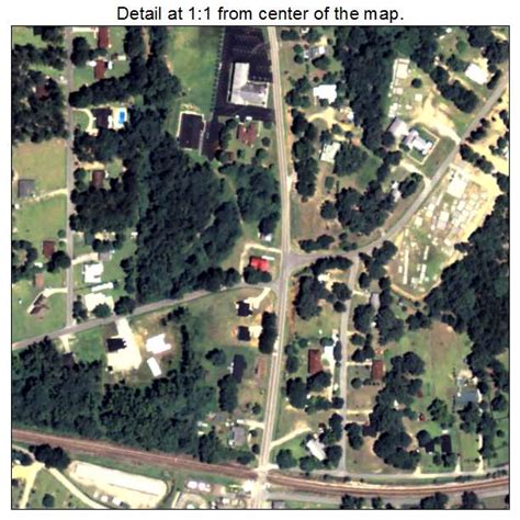 Aerial Photography Map of Dearing, GA Georgia